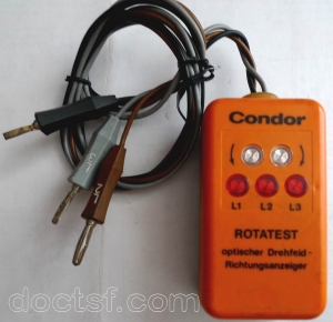 Condor-Werke - ROTATEST   Testeur d'ordre de phases — Illustration 1
