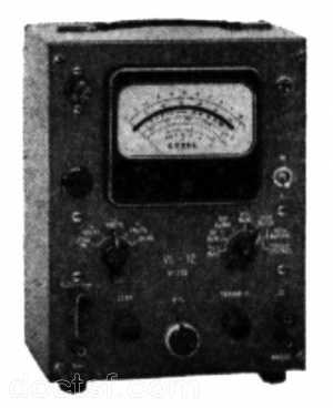 Corel - V. L. 12 Voltmètre Électronique — Illustration 1