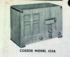 Cossor - 435 A — Cossor 435 A