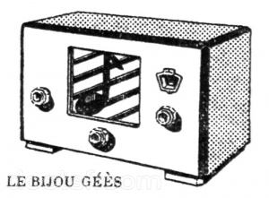 Géès-Radio - Bijou (1935) — Illustration 1