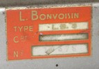 Mizéry &amp; Bonvoisin - L. Bonvoisin - LB 5 ( 4 boutons ) — Vue plaque