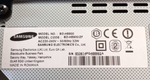 Samsung - BD-H8900 — Étiquette signalétique