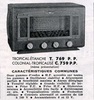 Parmi les derniers mod&egrave;les r&eacute;f&eacute;renc&eacute;s : Radio Coloniale Tropicale - 