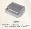 Parmi les derniers mod&egrave;les r&eacute;f&eacute;renc&eacute;s : Voltam - 