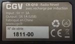 CGV - CRQ-10 — étiquette signalétique
