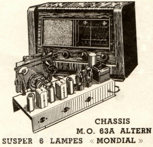 Mondial Radio - MO 63 A Altern Mondial — Pub 1950