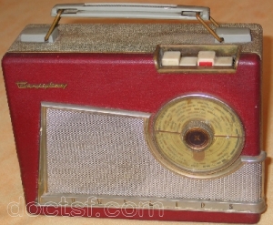 Philips - L3F 60 T `Portaletta` — Rouge et tweed gris