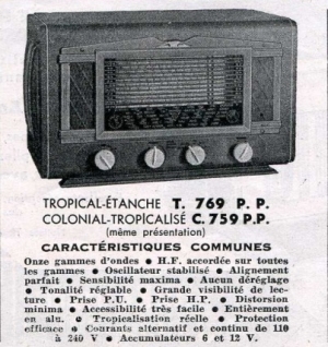 Radio Coloniale Tropicale - C 759 PP — Illustration 1
