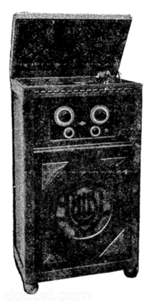 S.I.C.R.E.M. - Meuble Radio-Phono — Illustration 1